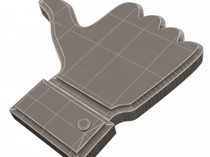 Like Icon 3D Model