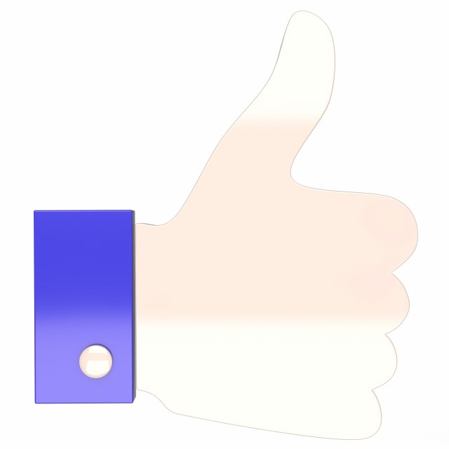 Like Symbol Modelo 3D .c4d .max .obj .3ds .fbx .stl .blend 