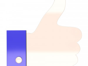 Like Symbol 3D Model