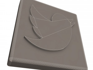 Social Media Logo Model 3D