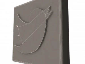 Social Media Logo 3D Model