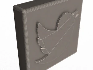 Social Media Logo 3D Model