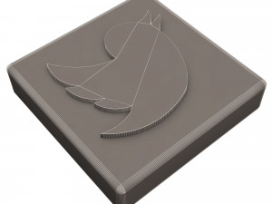 Social Media Logo Model 3D