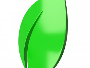 Leaf Symbol 3D Model