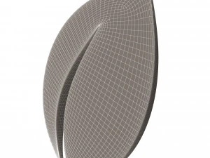 Leaf Symbol 3D Model