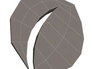 Leaf Symbol 3D Model