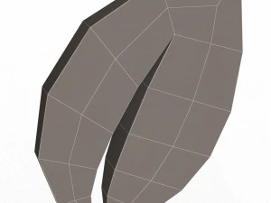 Leaf Symbol 3D Model