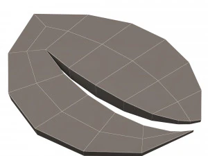 Leaf Symbol 3D Model