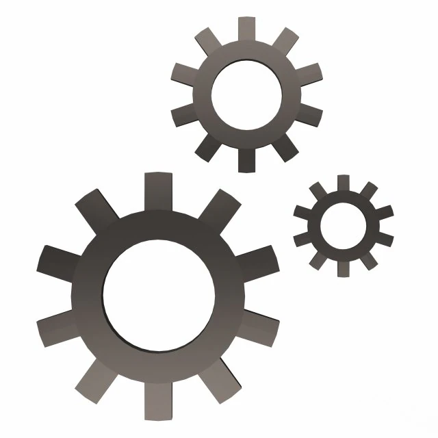 설정 아이콘 3D 모델 .c4d .max .obj .3ds .fbx .stl .blend 