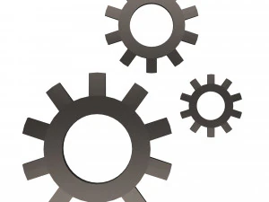 Setting Icon 3D Model