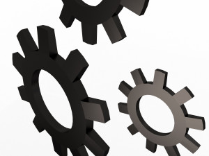 Setting Icon Model 3D
