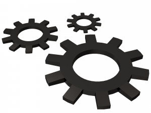 Setting Icon Model 3D