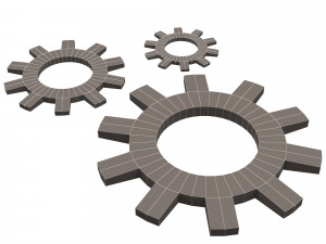 Setting Icon Model 3D