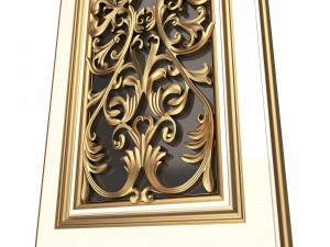 Carved Door Classic 07 3D 模型