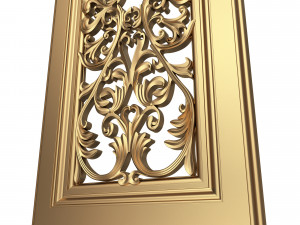 Carved Door Classic 07 3D 模型