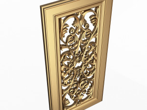 Carved Door Classic 07 3D 模型