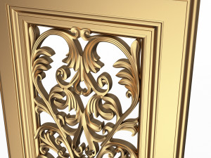 Carved Door Classic 07 3D 模型