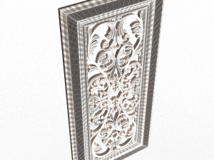 Carved Door Classic 07 3D 模型
