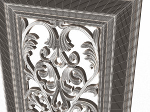 Carved Door Classic 07 3D 模型