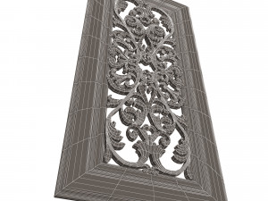 Carved Door Classic 07 3D 模型