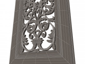 Carved Door Classic 07 3D 模型