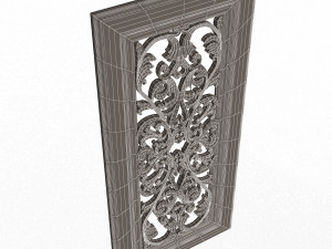 Carved Door Classic 07 3D 模型