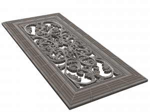 Carved Door Classic 07 3D 模型
