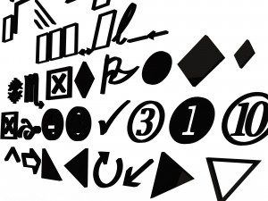Symbols Pack 01 3D Model