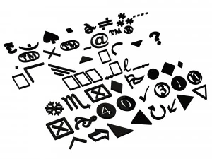 Pacote de S&iacute;mbolos 01 Modelo 3D