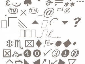 Symbols Pack 01 3D Model