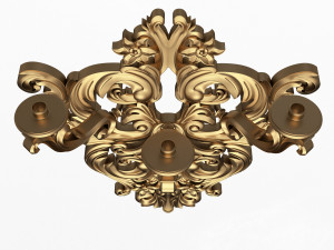 Classic Wall Chandelier 03 3D Модель