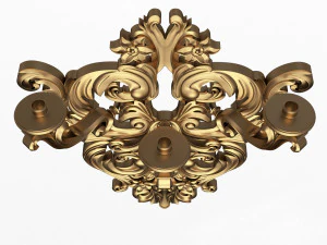 Classic Wall Chandelier 03 3D Model