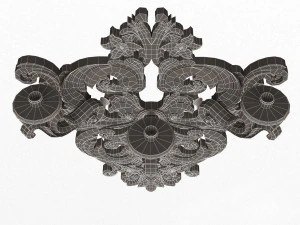 Classic Wall Chandelier 03 3D Model