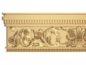 Cornice Decoration Molding 03 3Dモデル