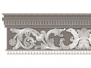 Cornice Decoration Molding 03 3Dモデル