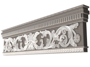Cornice Decoration Molding 03 3Dモデル
