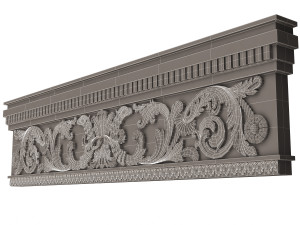 Cornice Decoration Molding 03 3Dモデル