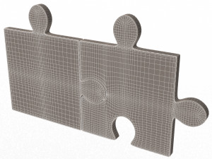 Jigsaw Puzzle 04 3D Model