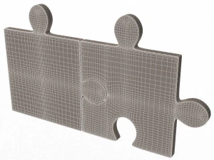 Jigsaw Puzzle 04 3D Model