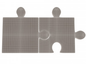 Jigsaw Puzzle 04 3D Model