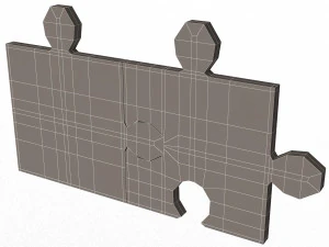 Jigsaw Puzzle 04 3D Model