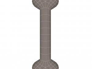 Dog Bone Cartoon Modello 3D