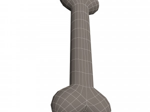 Dog Bone Cartoon Modello 3D