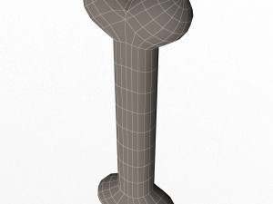 Dog Bone Cartoon Modello 3D