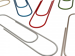 Paper Clip Collection 3D Model