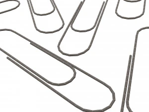 Paper Clip Collection 3D Model