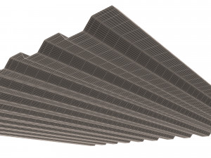 C21 Roofing Sheet Modèle 3D