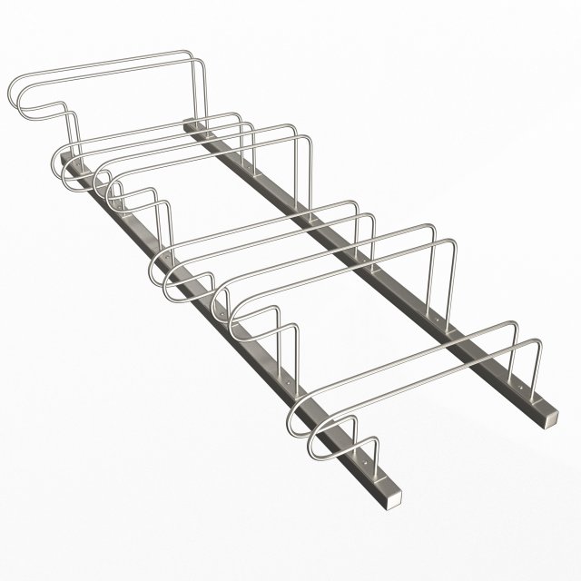 Bike Rack Street Station Modelo 3D .c4d .max .obj .3ds .fbx .stl .blend 