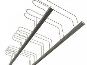 Bike Rack Street Station 3D Model