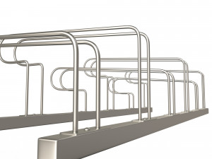 Bike Rack Street Station Modelo 3D